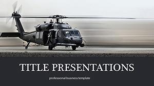 Military Helicopter PowerPoint templates for Presentation