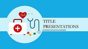 Symptoms and Treatment of Diseases PowerPoint Template - Professional Medical Presentation