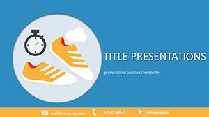 Healthy sport PowerPoint template