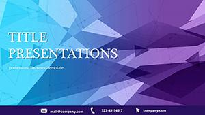 Abstract Terminal PowerPoint Template: Presentation