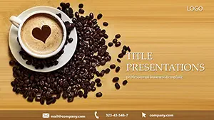Coffee with love PowerPoint templates