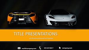 High speed Cars PowerPoint presentation