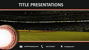 Game field Baseball PowerPoint templates