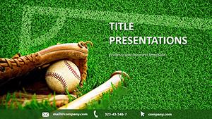 Baseball Requires Training PowerPoint templates