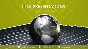 International Economy and World Business PowerPoint Template