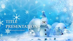 Christmas and snowman PowerPoint templates