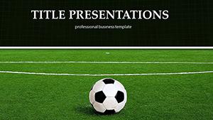 Football balls PowerPoint template