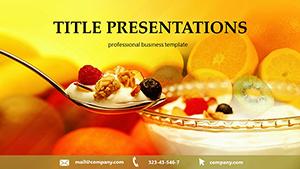 Delicious Dessert PowerPoint templates