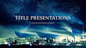 Company plant PowerPoint template
