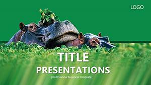 Hippos PowerPoint Template: Presentation