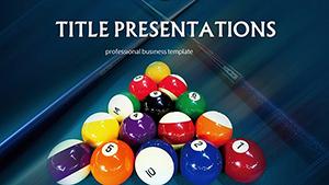 Games Billiards PowerPoint template