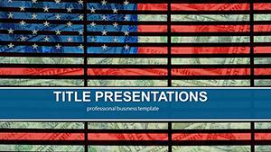 Unique US flag PowerPoint templates