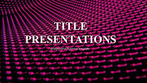 Abstract Painting PowerPoint Template: Presentation
