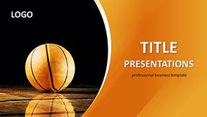 Goods for basketball PowerPoint templates