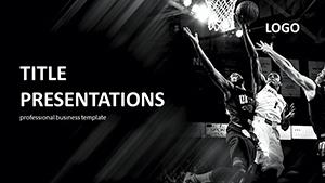 Basketball: Sports Game PowerPoint template