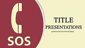 SOS Phone PowerPoint Template | Presentation Design Download