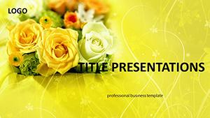 Bouquet of flowers PowerPoint templates