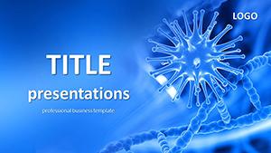Bacteria and bacterial infection PowerPoint template