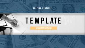 Money on Business PowerPoint Template - Professional Presentation Slides | Download