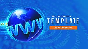Design and creation of web sites PowerPoint Templates