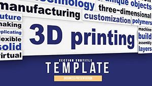 3D printing PowerPoint template