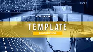 Electronics Manufacturers PowerPoint template