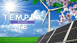 Solar panels, inverters Presentation Templates
