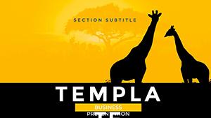 Safaris African Travel Presentation Templates