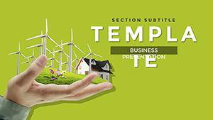 Eco-house: Modern houses PowerPoint Presentation Templates