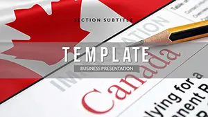 Immigration Canada PowerPoint Template: Download Presentation