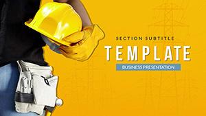 Electrician Jobs Presentation Template | Professional PPTX
