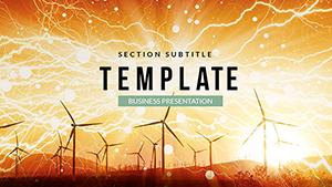 Wind Turbine Renewable Energy PowerPoint Template