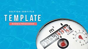 Water Flow Counter PowerPoint templates