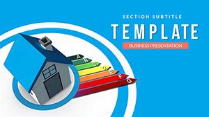 House Save Energy PowerPoint Template - Download Now!