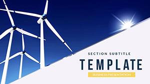 Wind Energy Renewable PowerPoint template