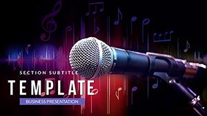 Audio recording software PowerPoint templates