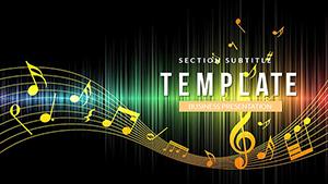 Play Music PowerPoint template