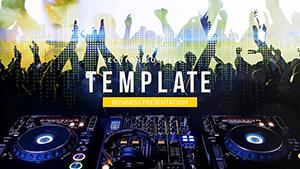 DJ mixer PowerPoint templates