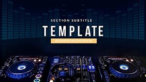 DJ mixer player PowerPoint templates