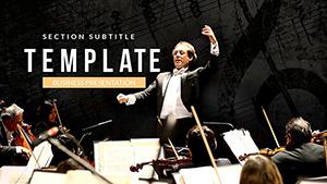 Conductor - Classical Music PowerPoint template