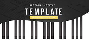 Notation for Beginners Musicians PowerPoint template: Presentation