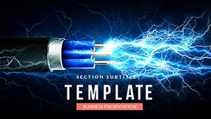 Electric Cable PowerPoint templates