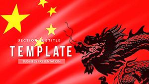 China Flag PowerPoint Template - Presentation Design