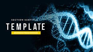 Gene Artificial Intelligence PowerPoint template