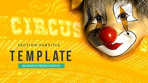 Clown Circus PowerPoint Template: Presentation