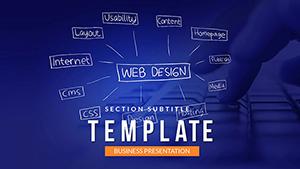 Web design - Website Builder PowerPoint Template