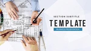 House Design Plans PowerPoint Template