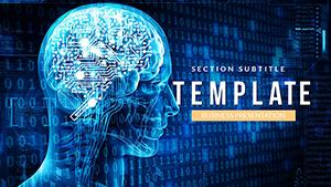 Artificial Intelligence Brain PowerPoint Template - Download Now