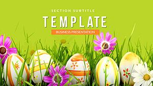 Easter eggs PowerPoint Templates