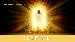 Easter PowerPoint Template: Resurrection-themed Designs for Presentation